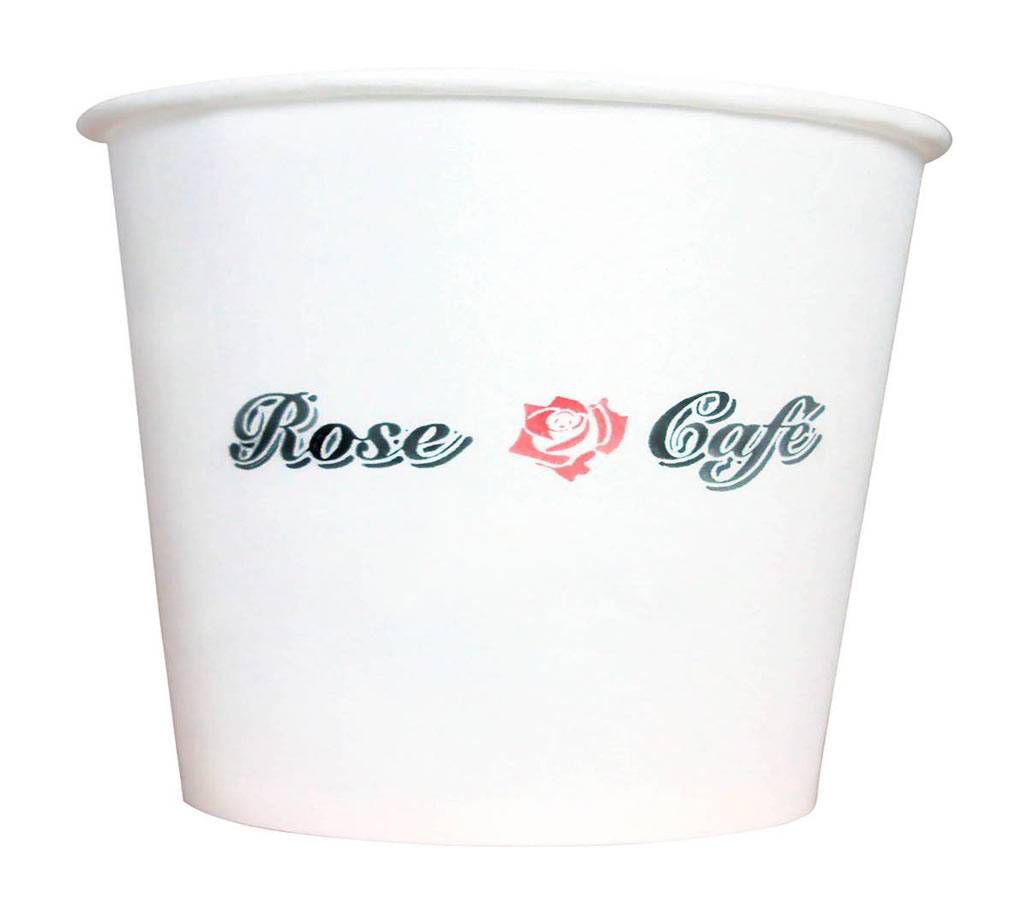 Rose Cafe Paper Cup (150ml) 100 pcs