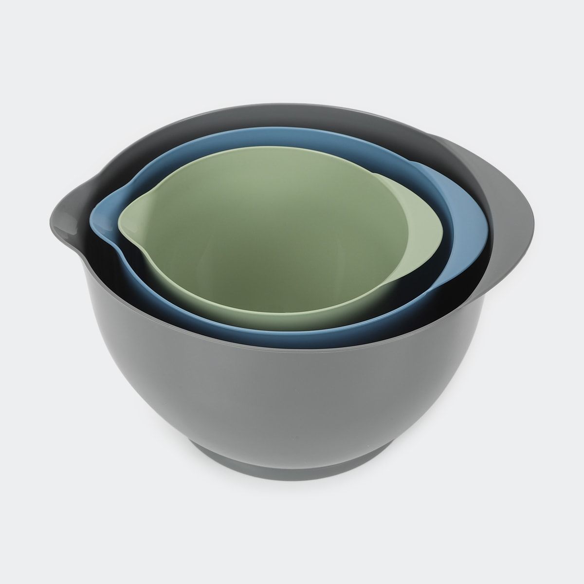 Set of 3 Plastic Mixing Bowls