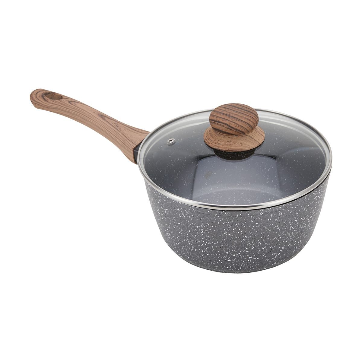 20cm Wood Look Saucepan