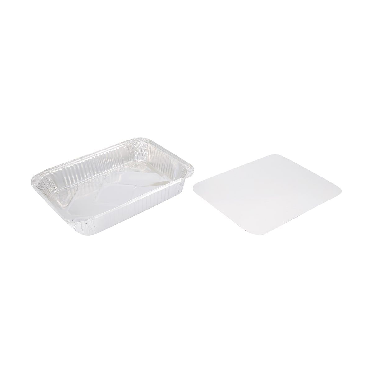 2 Pack Aluminium Roasting Trays with Lids
