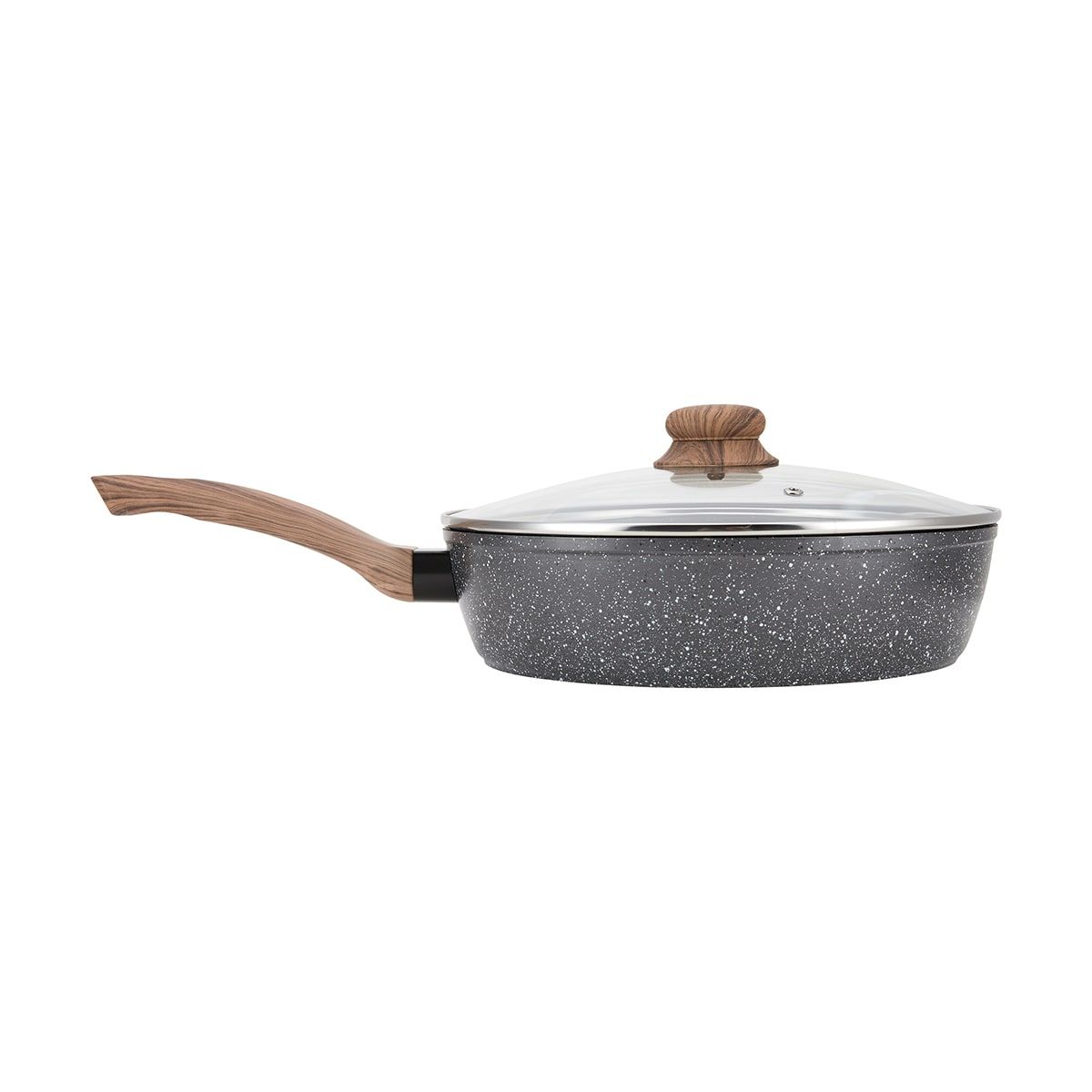 Wooden Look Saute Pan