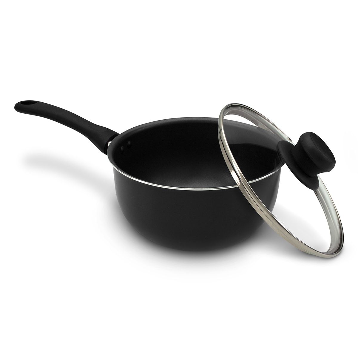 20cm Heavy Gauge Aluminium Non-Stick Saucepan