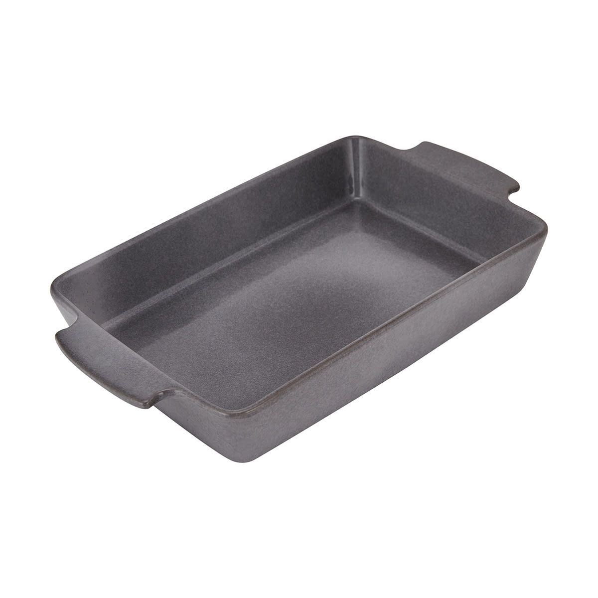 Grey Glaze Rectangle Baker