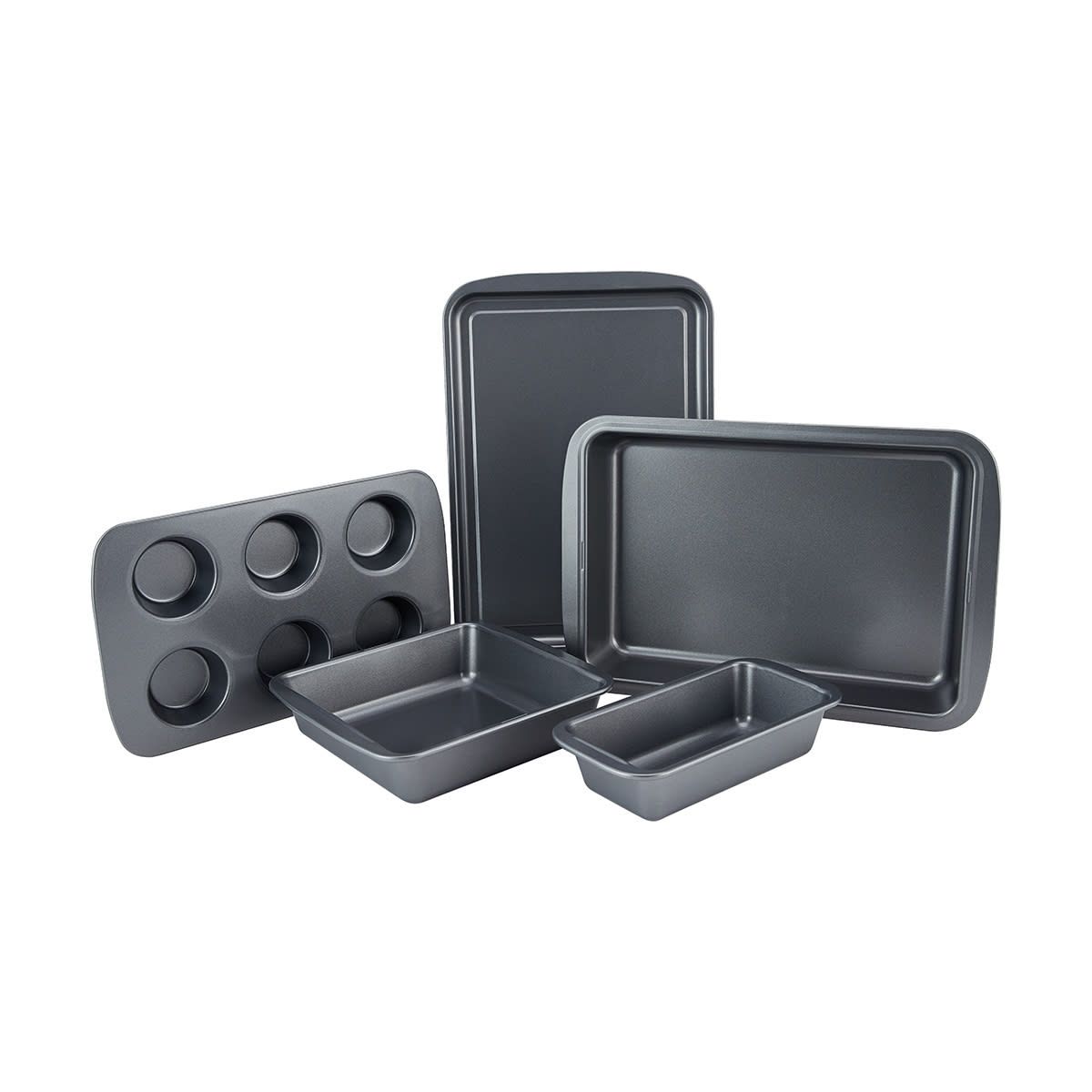 5 Piece Bakeware Set - Grey