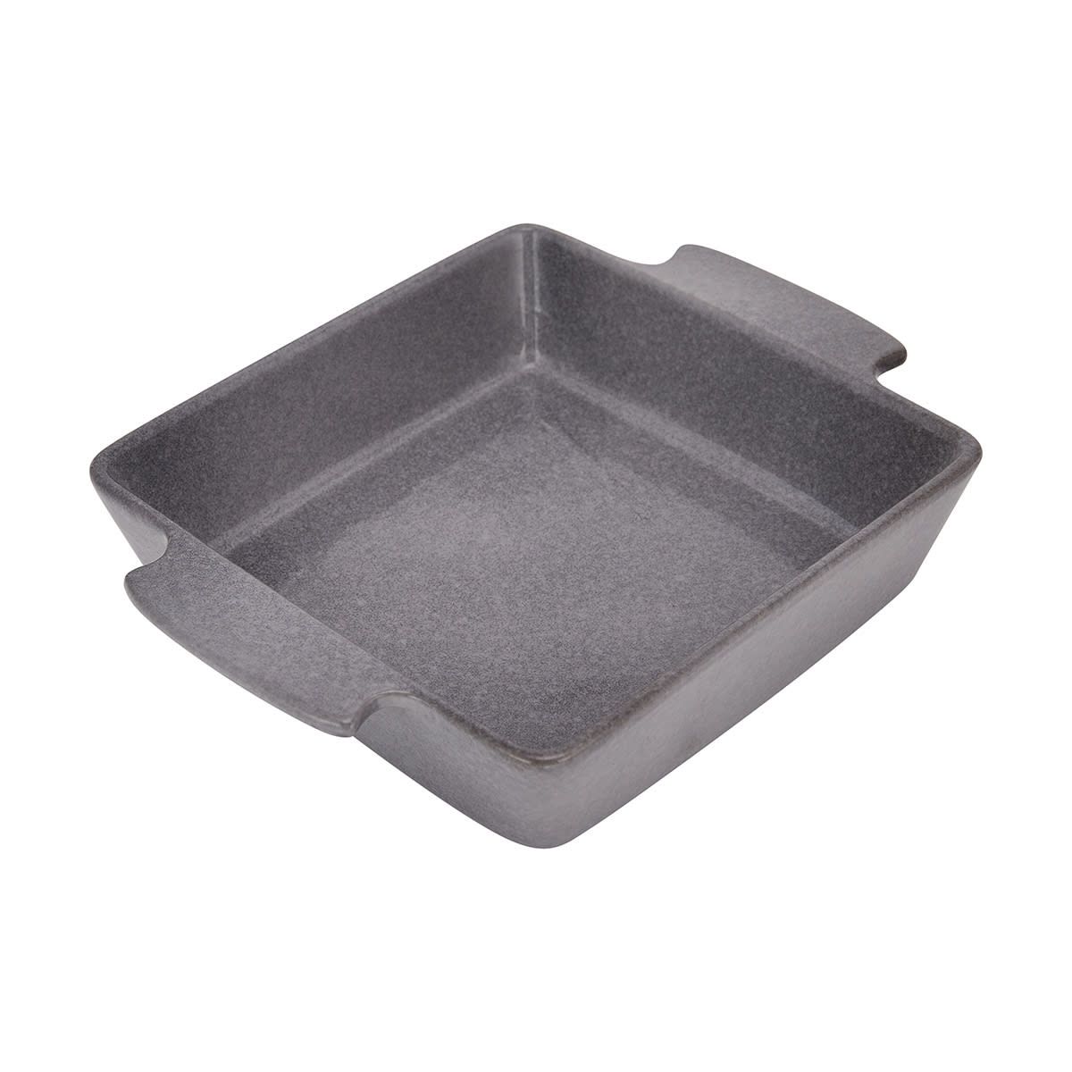 Grey Glaze Square Baker