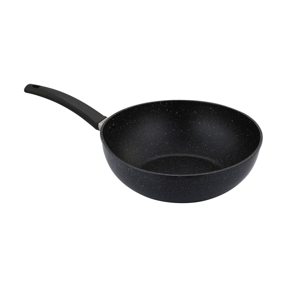 30cm Stone Grey Wok