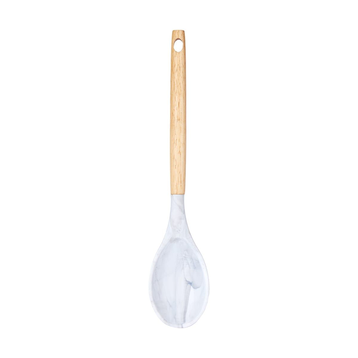 Wood & Silicone Spoon