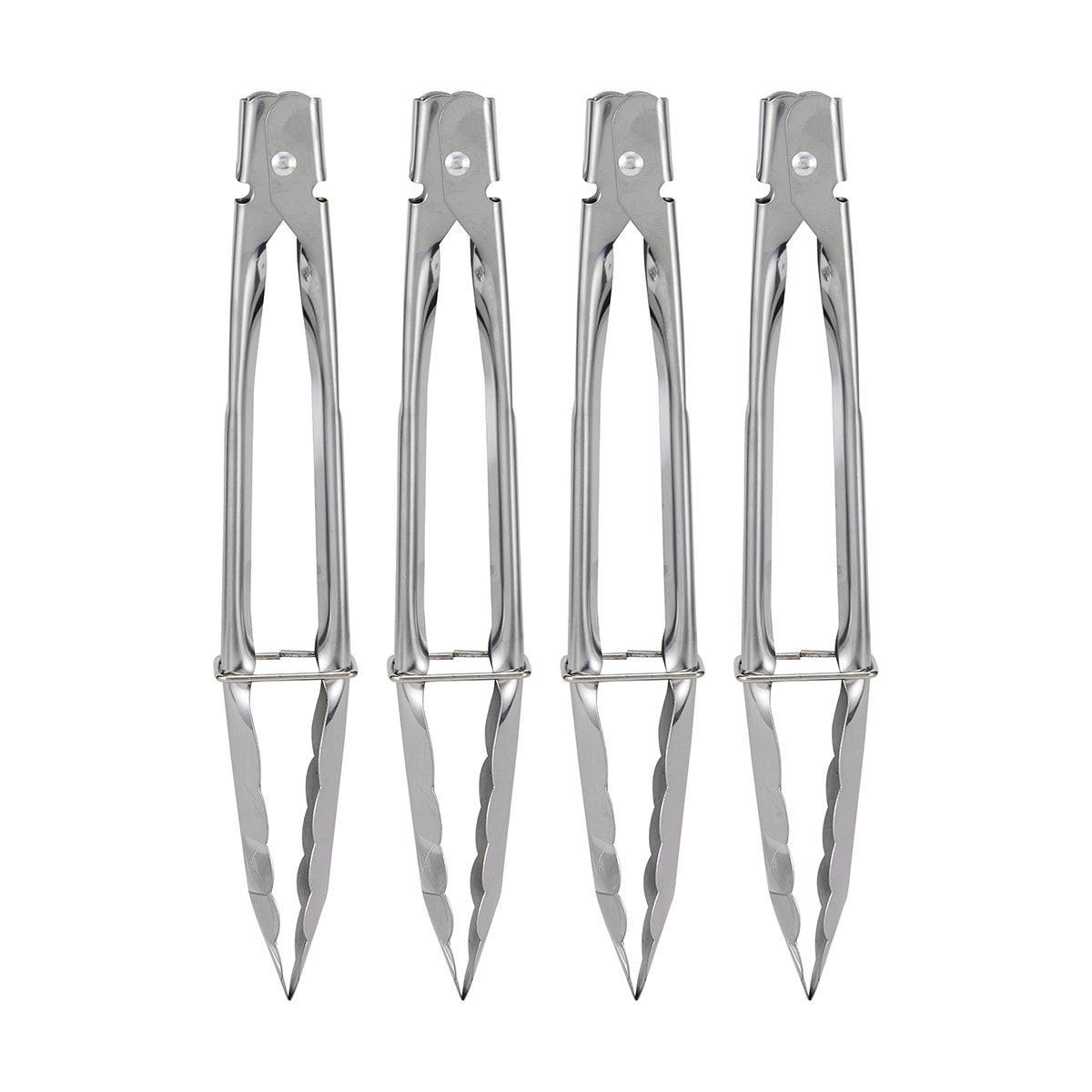 4 Kitchen Tongs