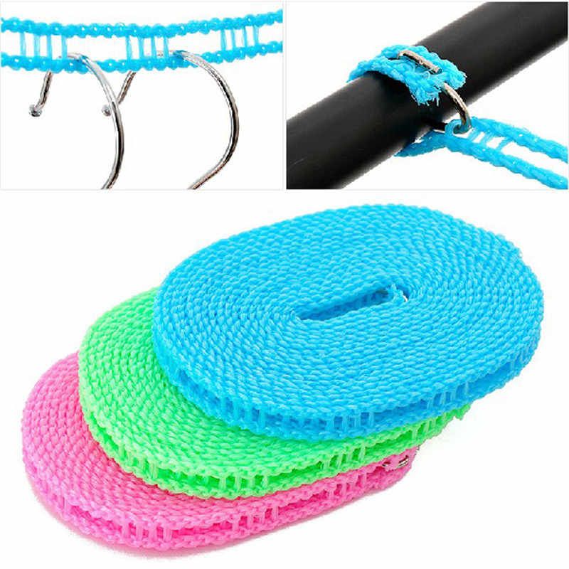 16 feet Multi-Function Anti-Wind Rope Anti Slip Clothsline Cloth Hanging Rope With Hook