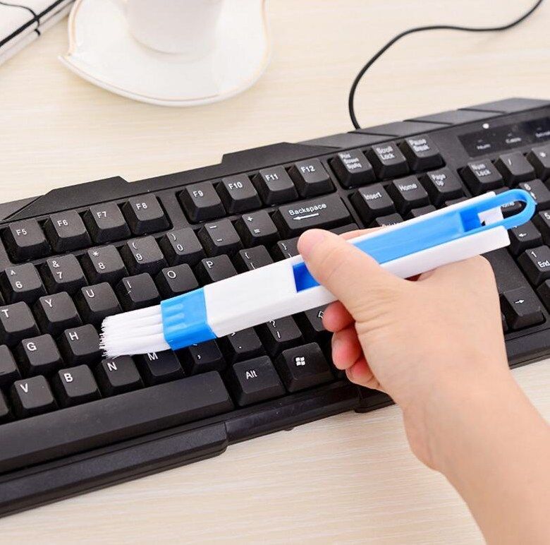 Multifunctional Brush Slot Window Computer Cleaning Tool Kitchen Cleaning Brush Track Groove Keyboard Brush Office Desk Tools