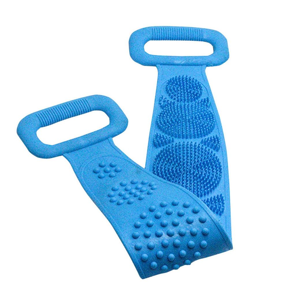 Magic Silicone Brushes Bath Towels Rubbing Back Mud Peeling Body Mage Shower Extended Scrubber Bathroom Clean Skin Brushes