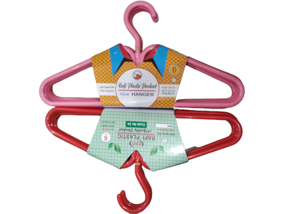 China plastic hanger 6 pcs