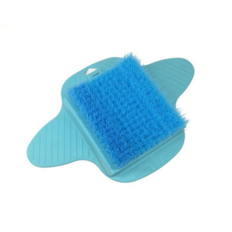 UNTIOR Silicone Foot Brush Mage Slippers Bath Shoes Brush Pumice Stone Foot Remove Dead Skin Shower Foot Scrubber with Sucker