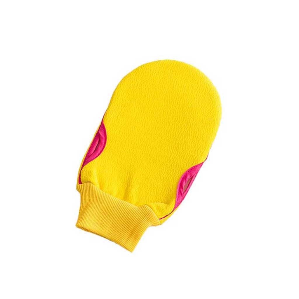 Bath Cleaning Gloves 1PC Magic 2 in Soft Bath Hair Removal Gloves Exfoliating Strongly Premium Cleaning Brush 1203#30