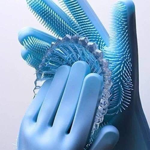 Dish washing hand gloves