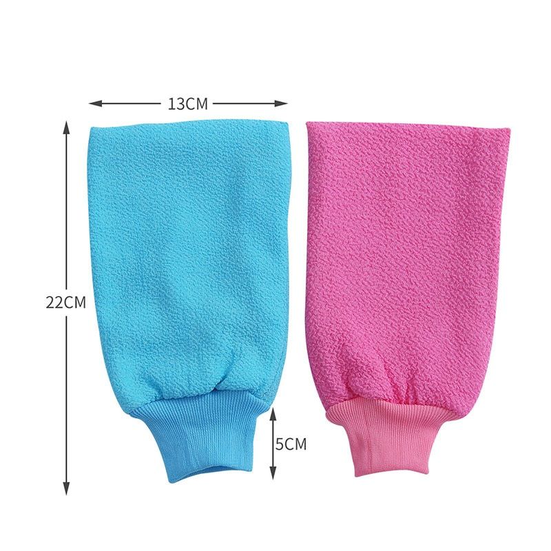 2pcs Hammam Exfoliating Gloves Mitt Kissa Spa Hamam Peeling Glove Exfoliating Tan Removal Mitt Bath Brushes Body Wash