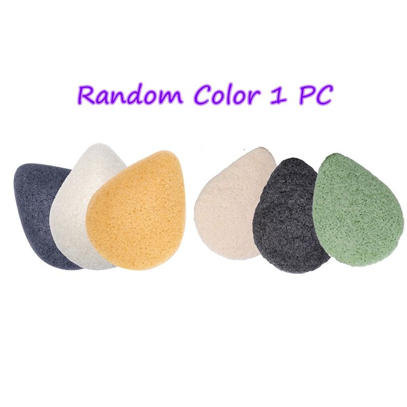 Natural Facial Sponges Gentle Cleansing Face Exfoliating Loofah Bamboo Activated Carbon Puff Konjac Sponge body wash bath sponge