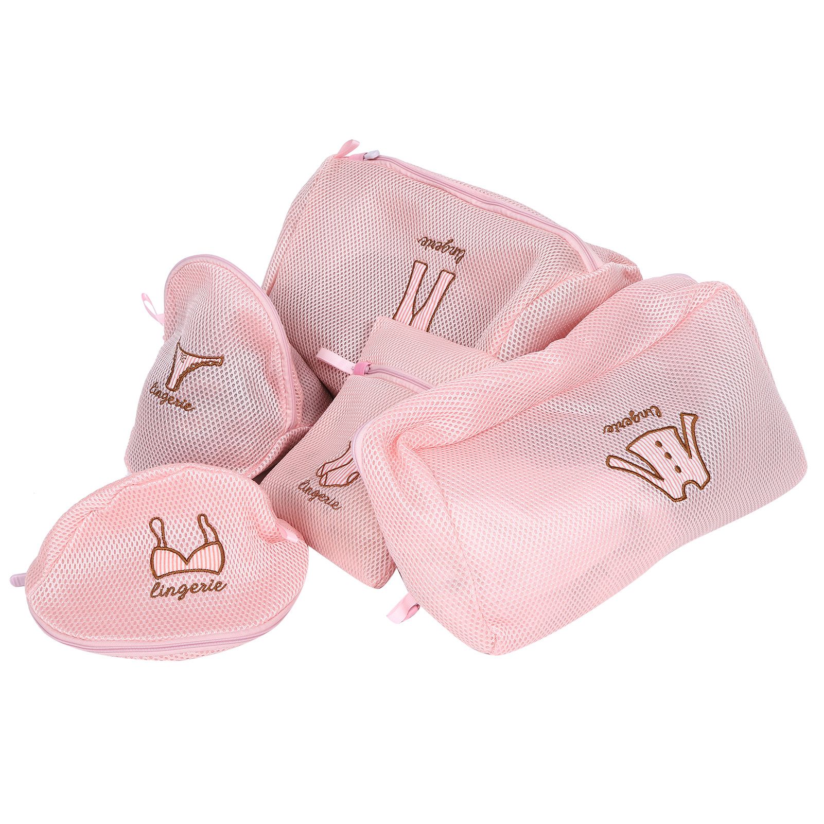 5Pcs Clothing Washing Laundry Net Bag For Bra Underwear Socks Shirt RH
