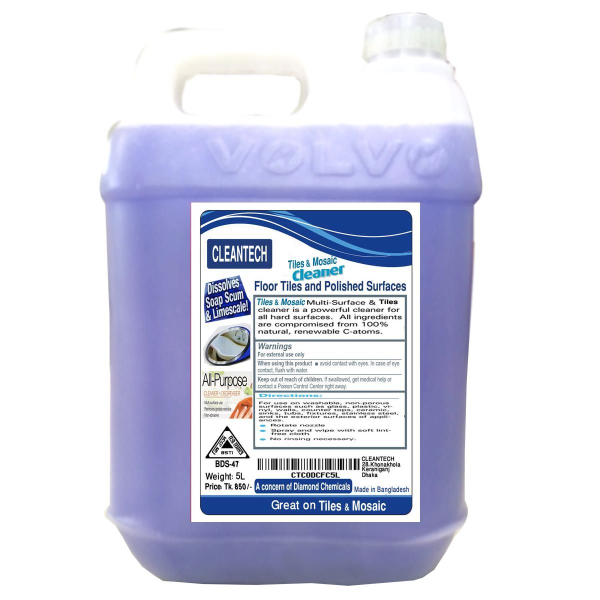 Tiles & Mosaic Cleaner - 5 Liter