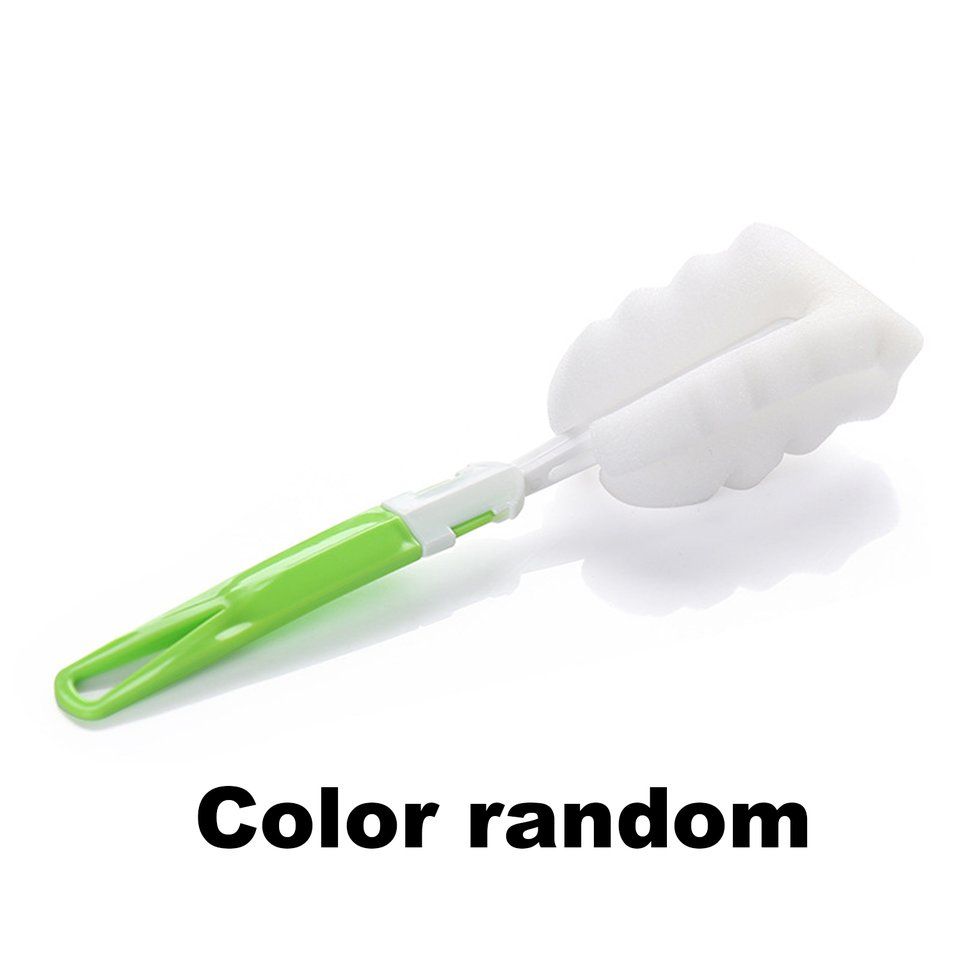 LA Long Handle Soft Sponge Baby Bottle Cleaning Brushes Household Kitchen Tool