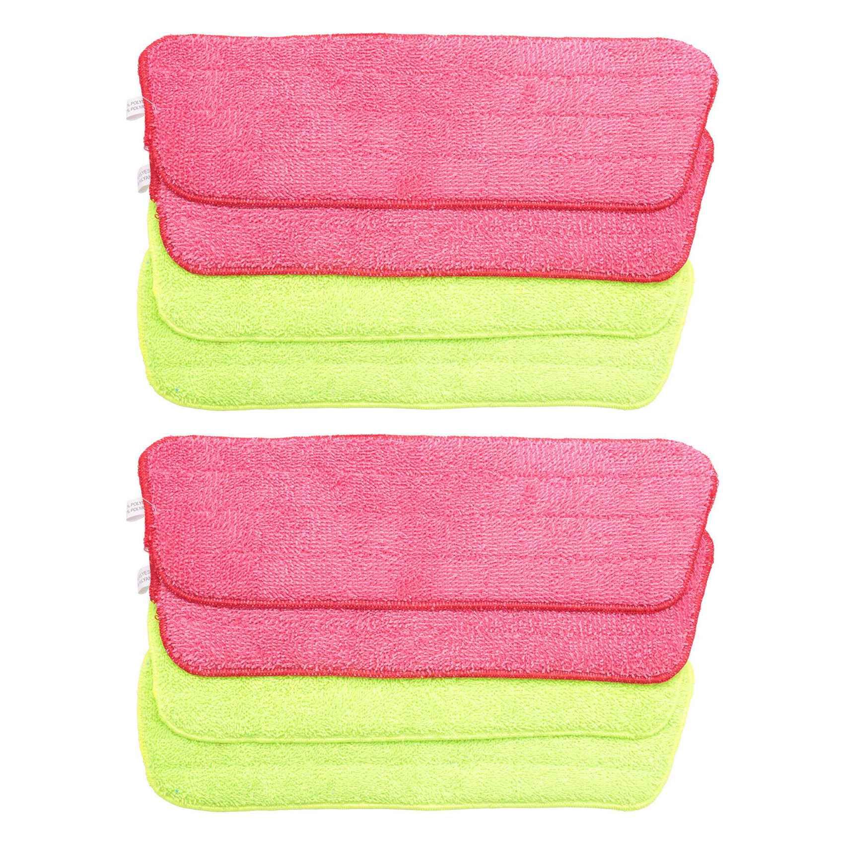 8Pcs Spray Mop Replacement Pads Washable Refill Microfiber Wet/Dry Cleaning Use Reusable, Cleaning Supply