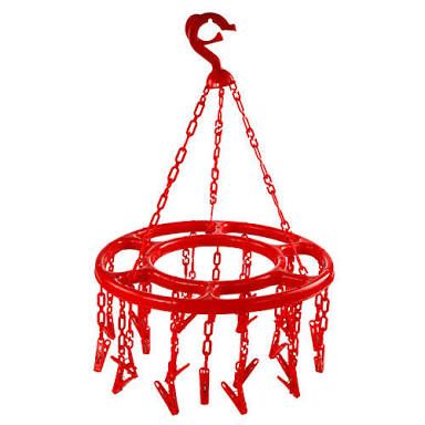 Hanging Round Cloth 24 Clips