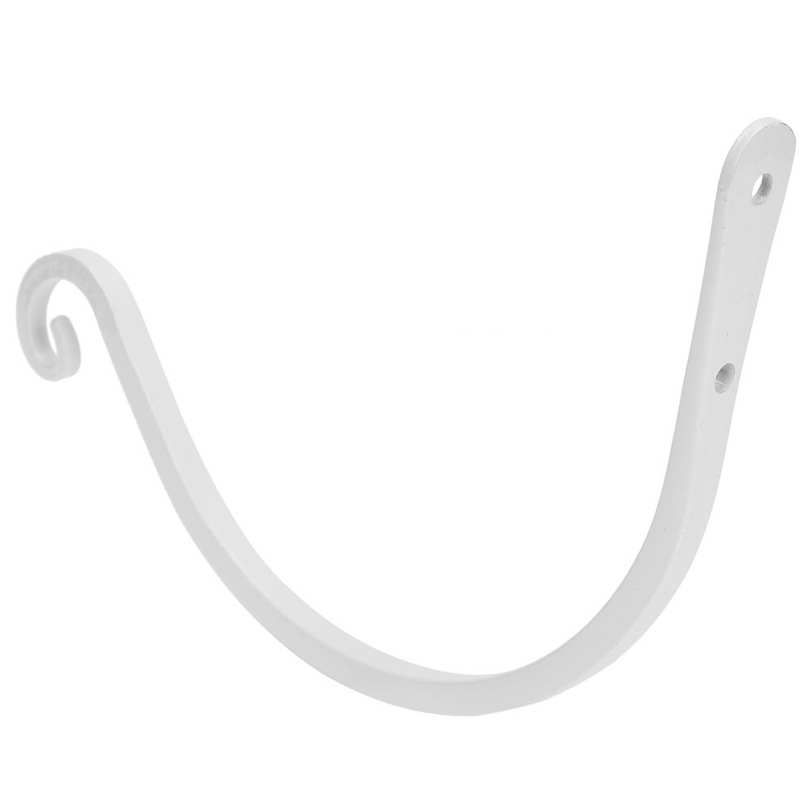 Wall Hanging Hook Basket Bracket for Flower Pots Lanterns Outdoor Terrace Decoration 8in
