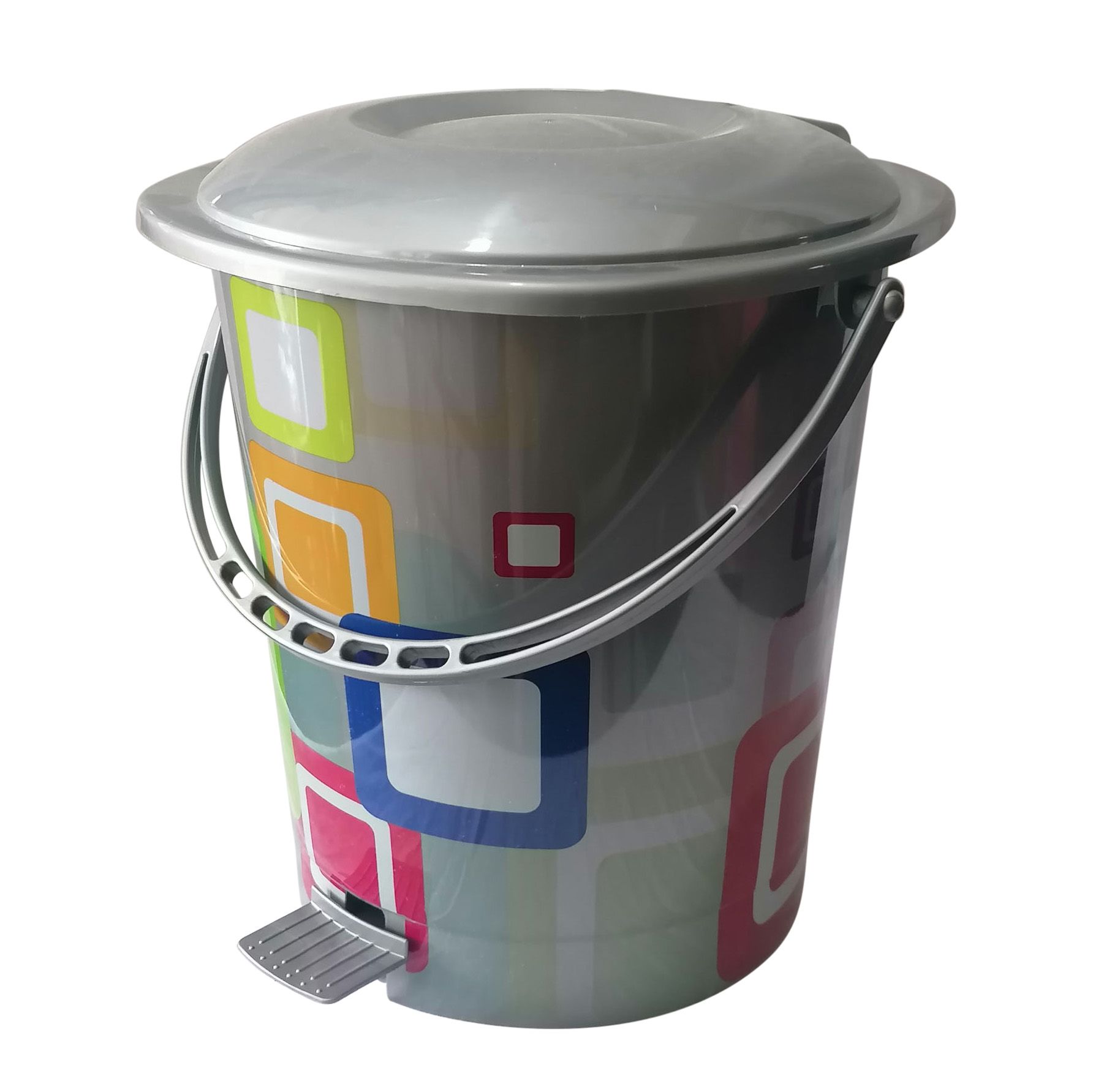 alhd Smudge Resistant & Durable Super Paddle Bin - Silver