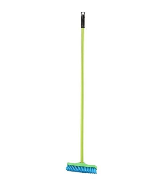 Long Handle Floor Brush Green