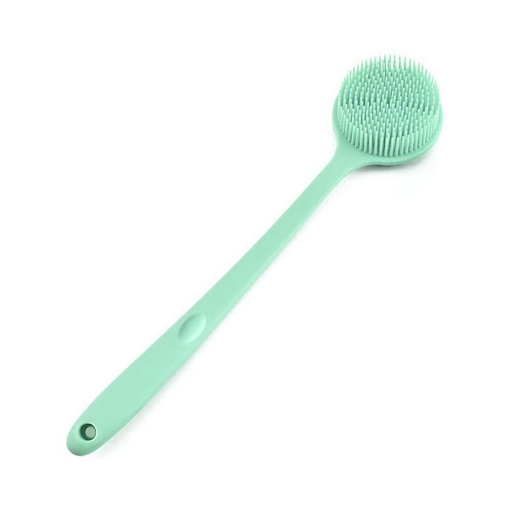 1Pc Multifunctional Silicone Brush Body Long Handle Double-Sided Bath Brush Back Mage Exfoliation Wisp For Body Bath Brush