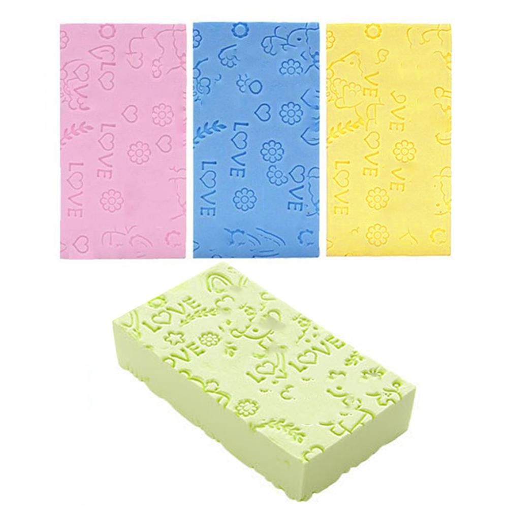 4PC Soft Body Cleaning Bath Spa Sponge Scrubber baby Bath Sponge Cleaning Shower Scrub Bath Ball