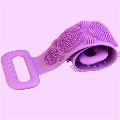Silicone bath towel rubbing back exfoliating dead skin body mage brush bath brush rubbing towel shower cleaner bath sponge