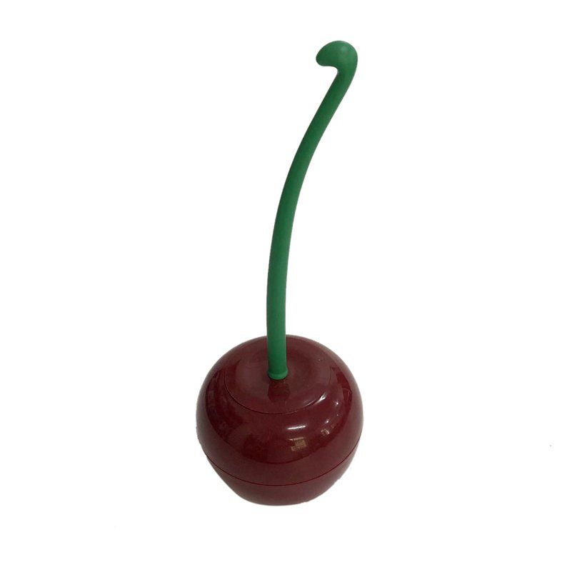 Lovely Cherry Shape Lavatory Brush Toilet Brush & Holder Set