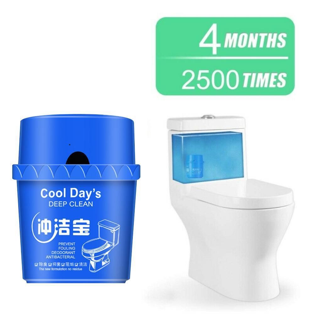 Automatic Toilet Cleaner Stain Remover Bottled Flush Toilet Cleaner Helper Bubble Cleaning Deodorizes Bathroom Cleaning Chemical