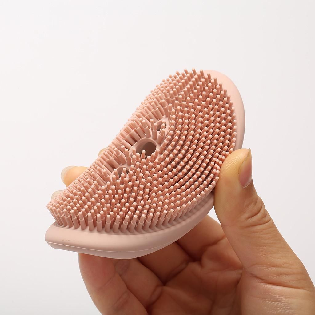 2 in 1 Multifunctional Silicone Soap Box With Brush