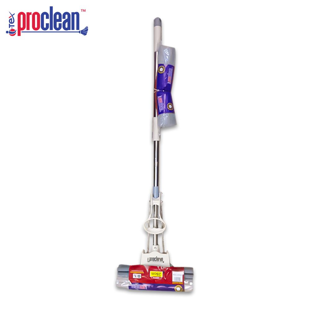 PVA Extendable Mop Sponge Foam Rubber Mop_with One Extra Mop Refill_PM-0797