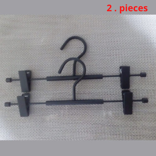 2 pieces Metal Clip Hanger Rack Display Hanger Clothing Ranger