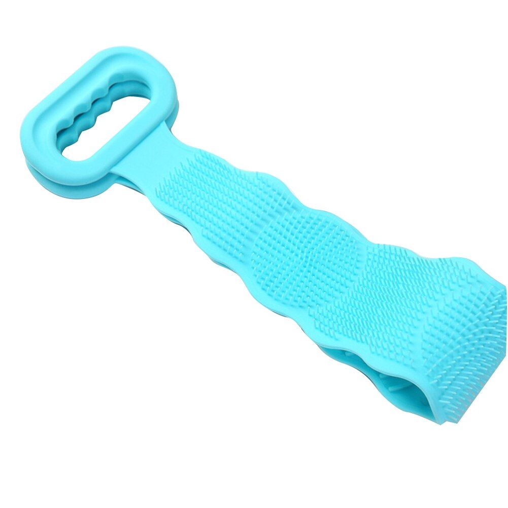 Back Scrubber To Exfoliating Mage Brush Soft Towel Multifunction Dual Sided Silicone Bath Belt Skin Care Washing Bathroom