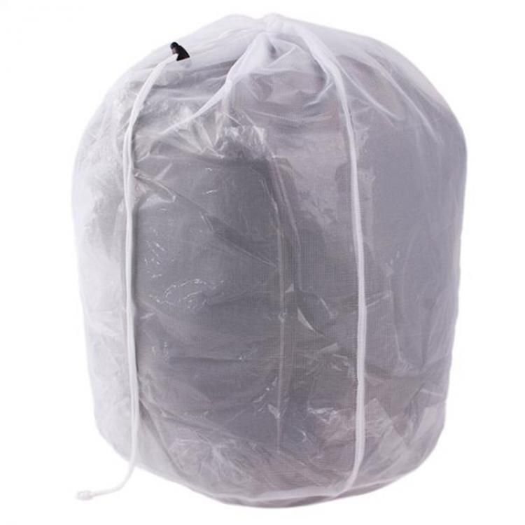 Beam Port Pull Rope Small/Big Laundry Bag Drawstring Net Wash Bag Storage Mesh