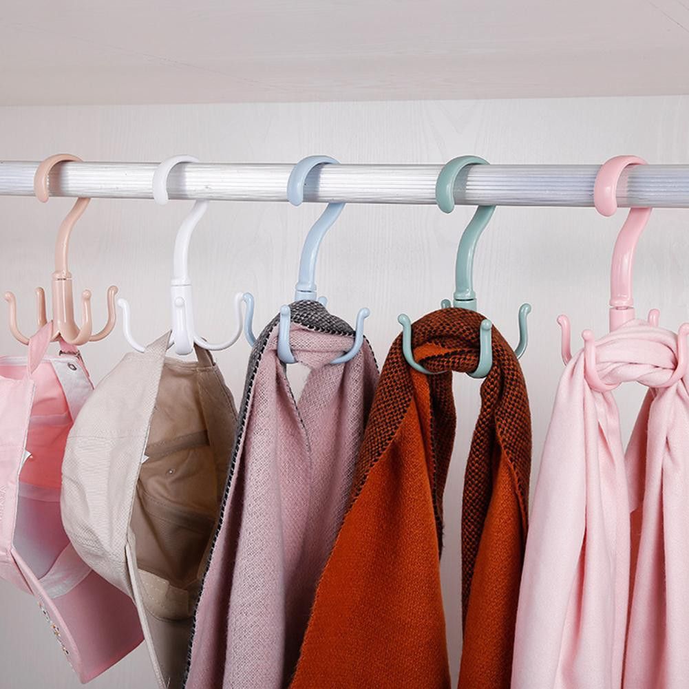 Multifunction Belt Hanger Scarf Tie Storage Organizer Rack 2 PCS