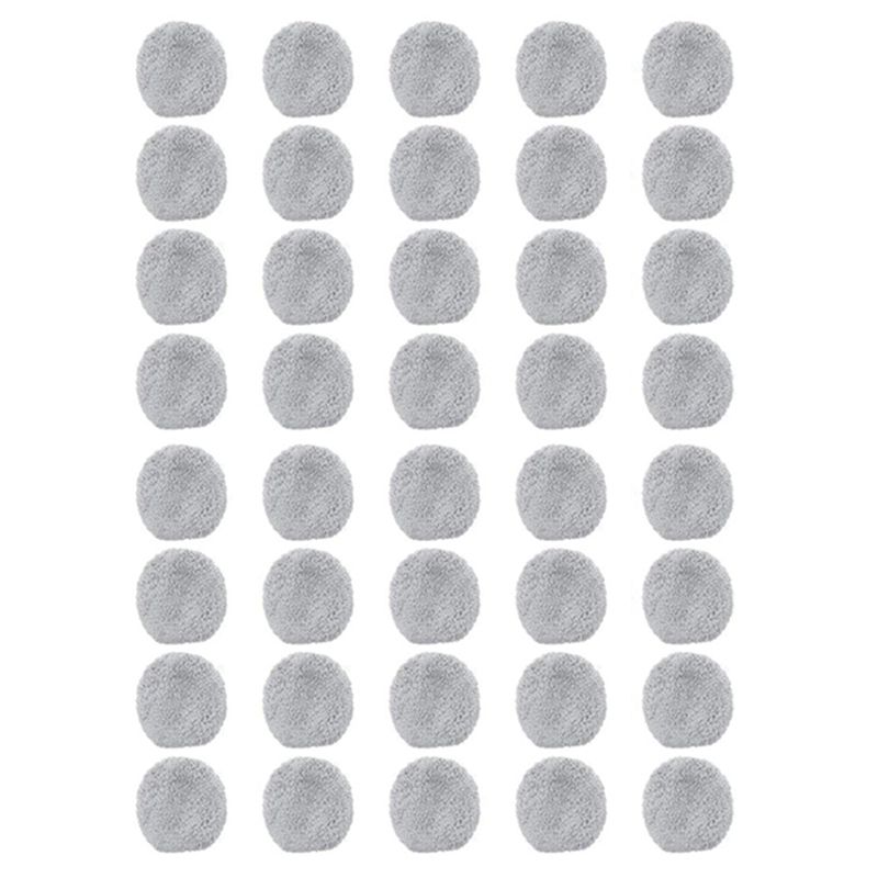 40Pcs for Hobot 188 198 388 DBOT W120 Window Cleaner Cleaning Cloth Windows Cleaning Robot Mop Rag Vacuum Accessories