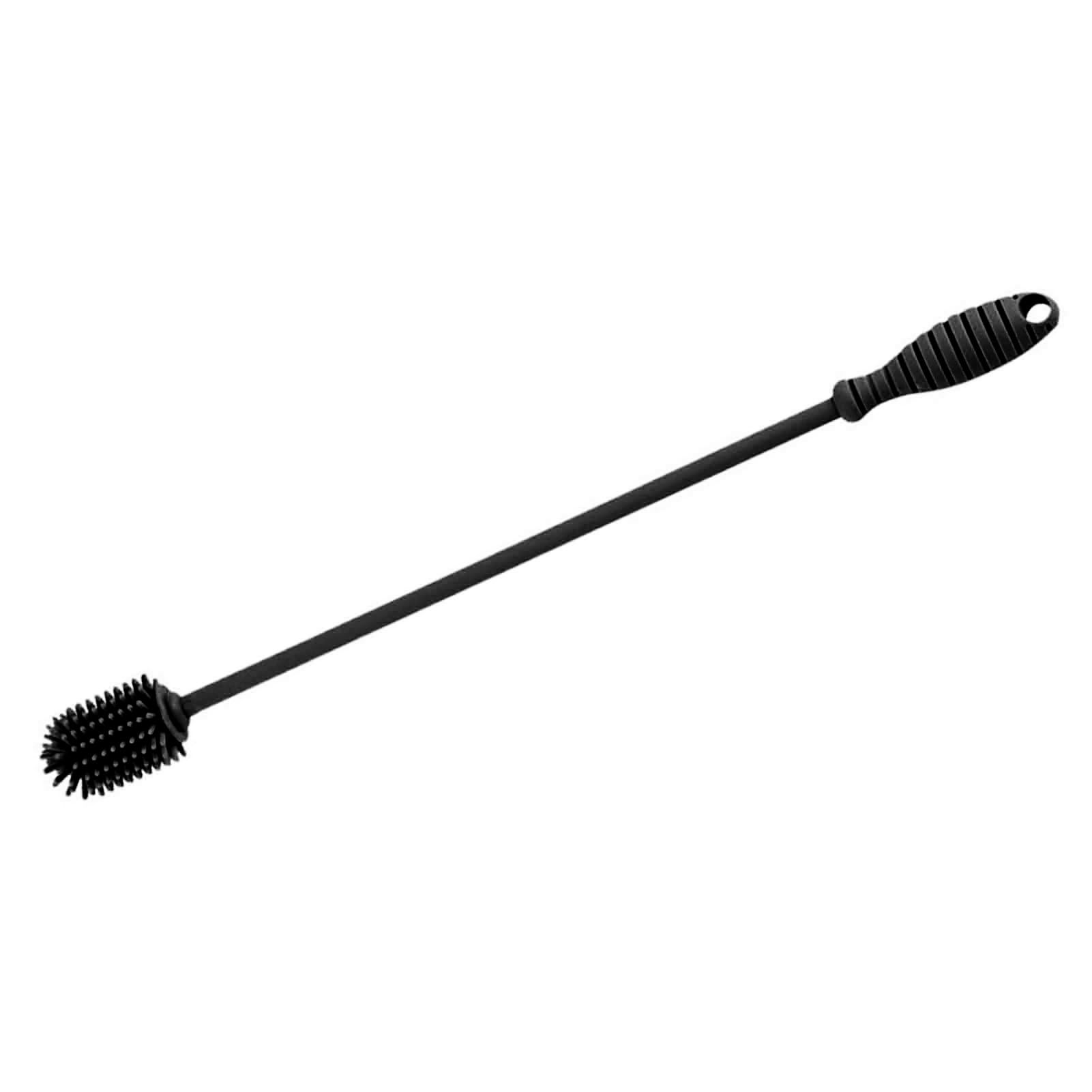 Silicone 360 Degree Rotation Long Handle Infant Feeding Bottle Cleaning Brush