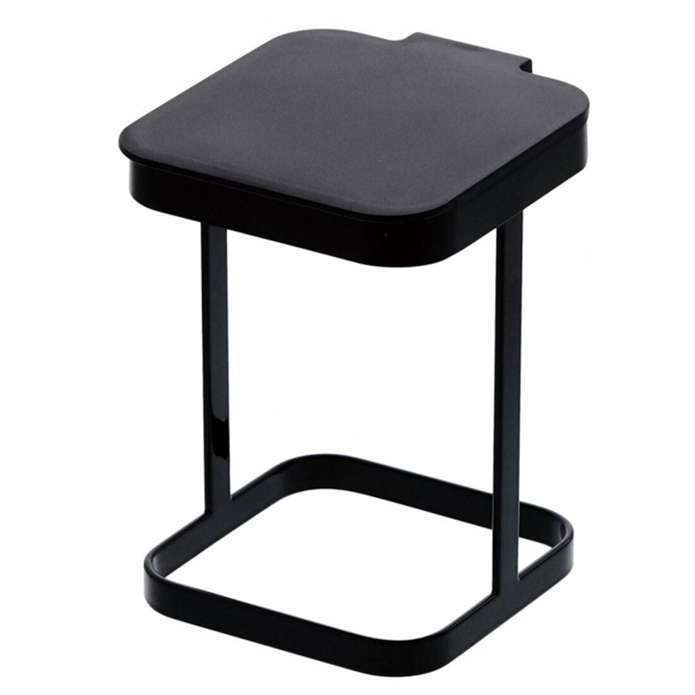 Office Small Garbage Bin Desktop Trash Can Flip Lid Living Room Paper Basket Home Storage Table Mini Black