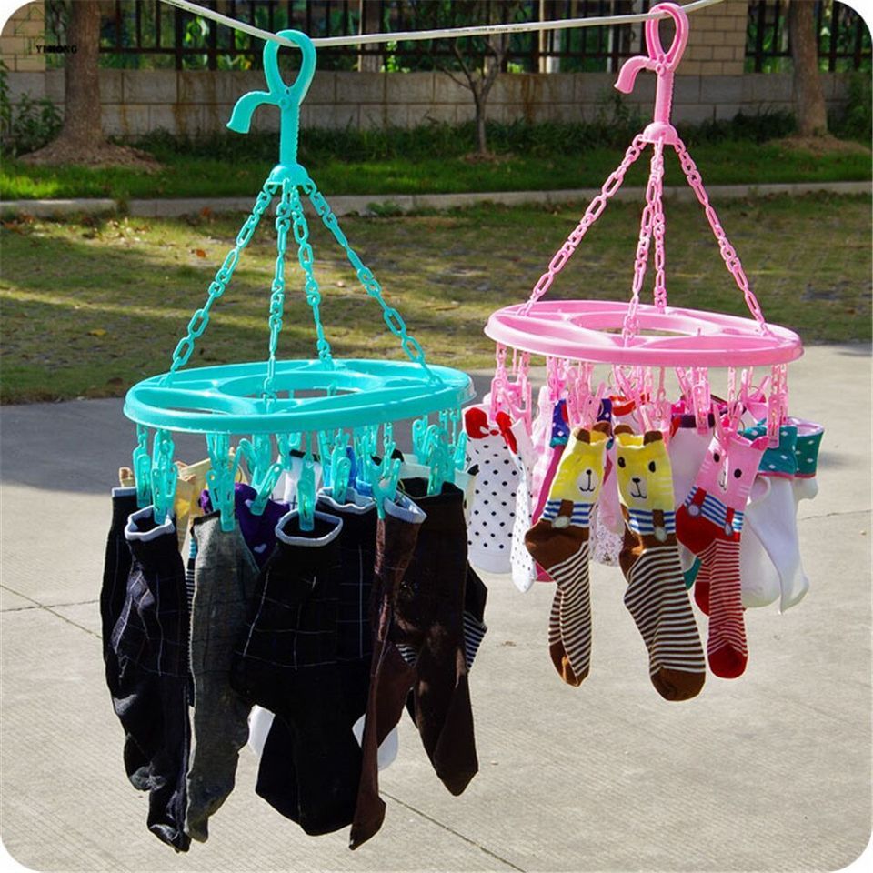 Plastic Cloth Drying Hanger -1pc