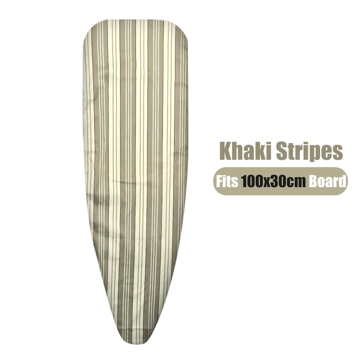 90x30/100x30/110x34cm Thick Heat Laundry Retaining Felt Ironing Board Cover Universal-100x30cm - Khaki 100x30