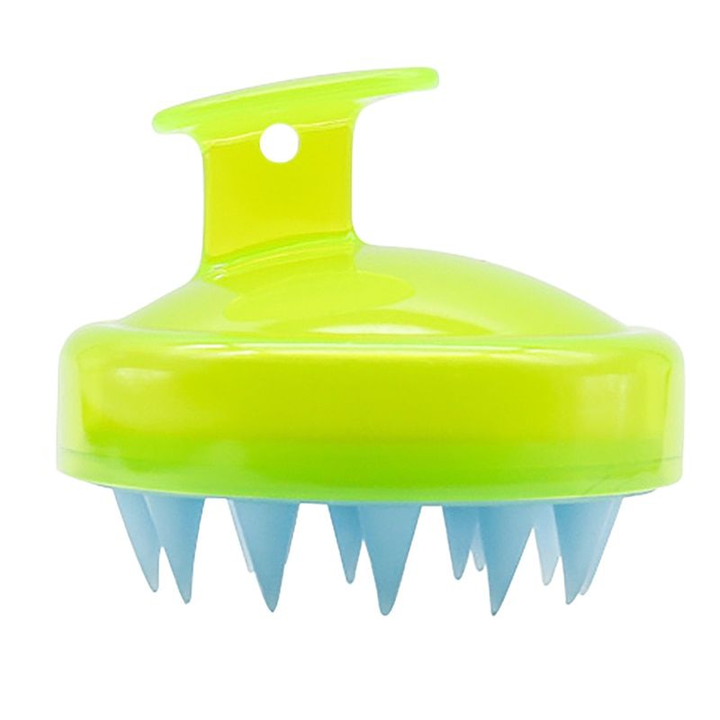 Hair Shampoo Washing Comb Message Hairbrush Silicone Brush Cleaning Head Scalp
