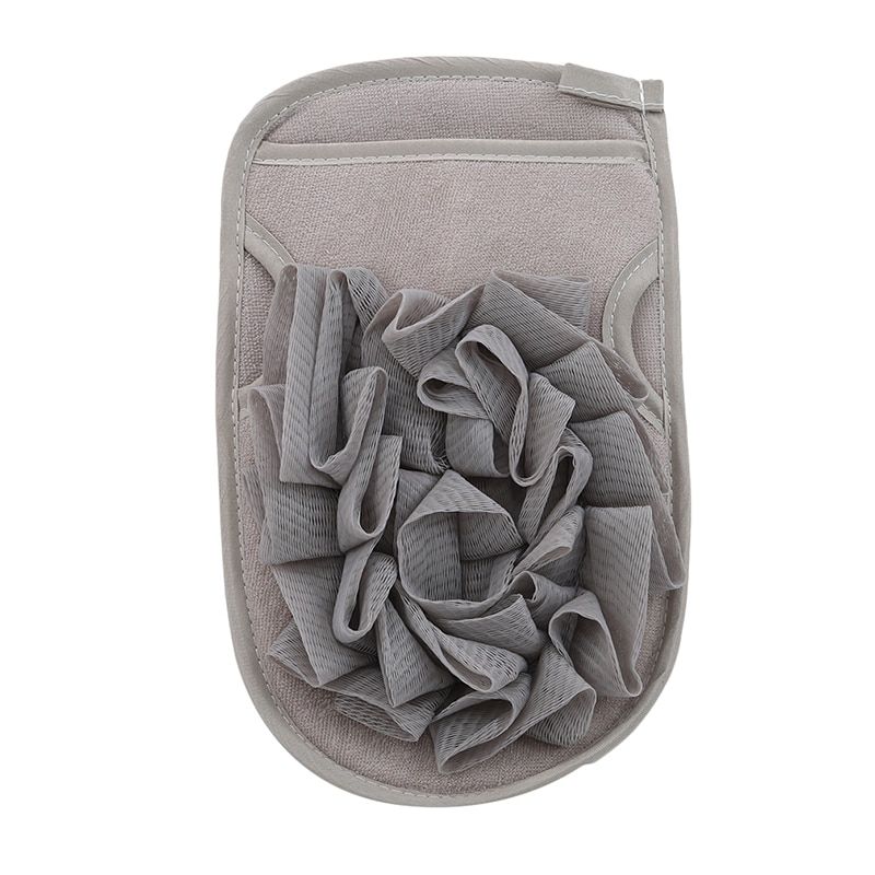 Sponge Bathing Gloves Double Sided Bathing Gloves Exposing Fingers Bathing Gloves For Home Exfoliating Bath Sponge Wisp
