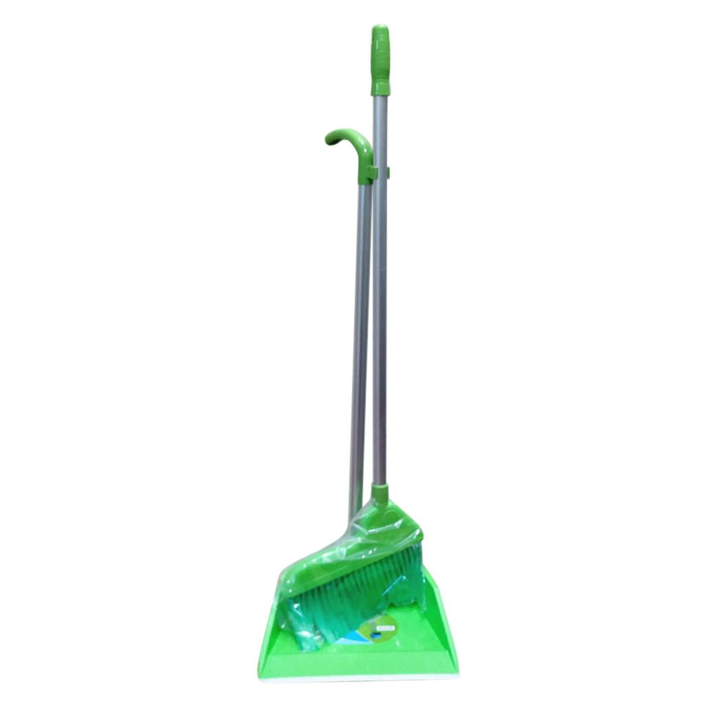 CLEANMAX DUST PAN WITH BROOM RFL WINNER -ASSORTED COLOR
