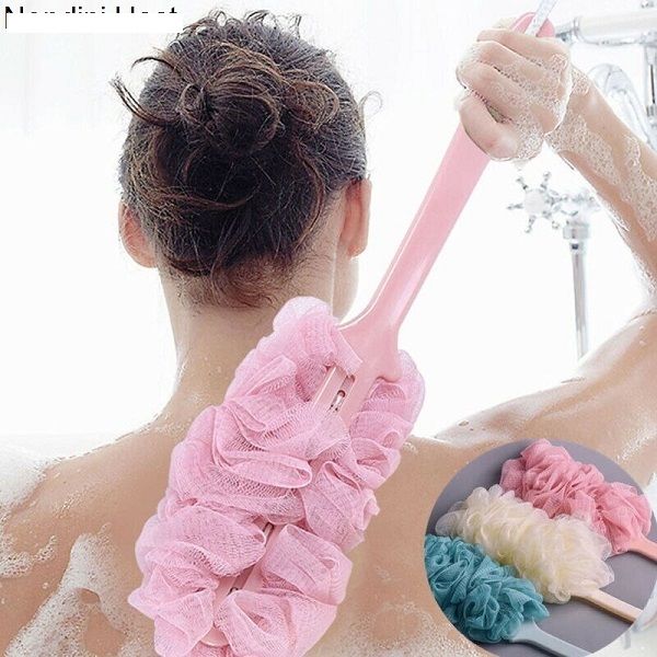 Men's and Women's Long Handle Body Bath Brush Luxurious Back Scrubber