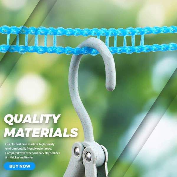 Anti Slip Clothesline / Cloth Hanging Rope (8meter)